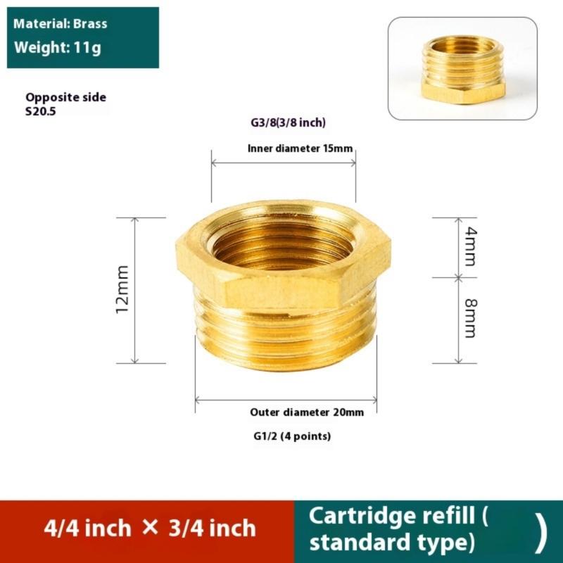 Priemyselný mosadzný vzduchový konektor Priama veľkostná prechodka Šesťhranná zásuvka Závitová potrubná tvarovka Kovová konštrukcia