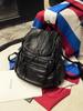 2026 Korean Retro Washed Leather Women's Large-Capacity Double Shoulder Travel Backpack with Multi-Pocket Design.