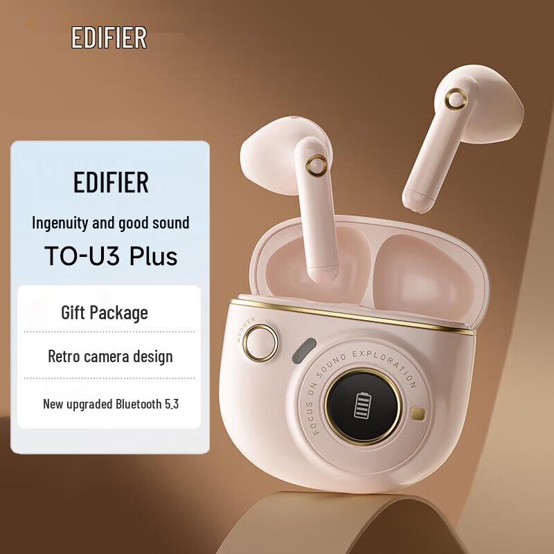 

EDIFIER TO-U3 Plus Semi-in-ear True Wireless Bluetooth Earbuds