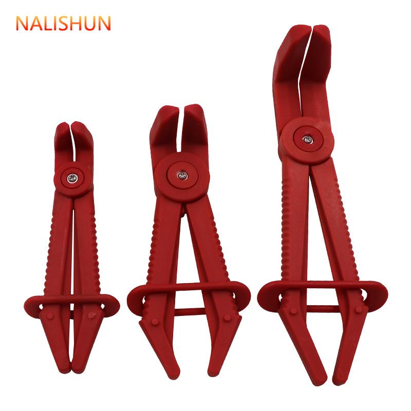 Jeu de 3 pinces de serrage pour durite d'huile automobile - Pinces d'arrêt en plastique pour réparation automobile