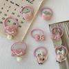 2pcs/set Cartoon Cute Hair Rope Ties Elastic Hair Bands Bowknot Girls Ponytail Holder Rubber Band Kids Hair Accessories Headwear