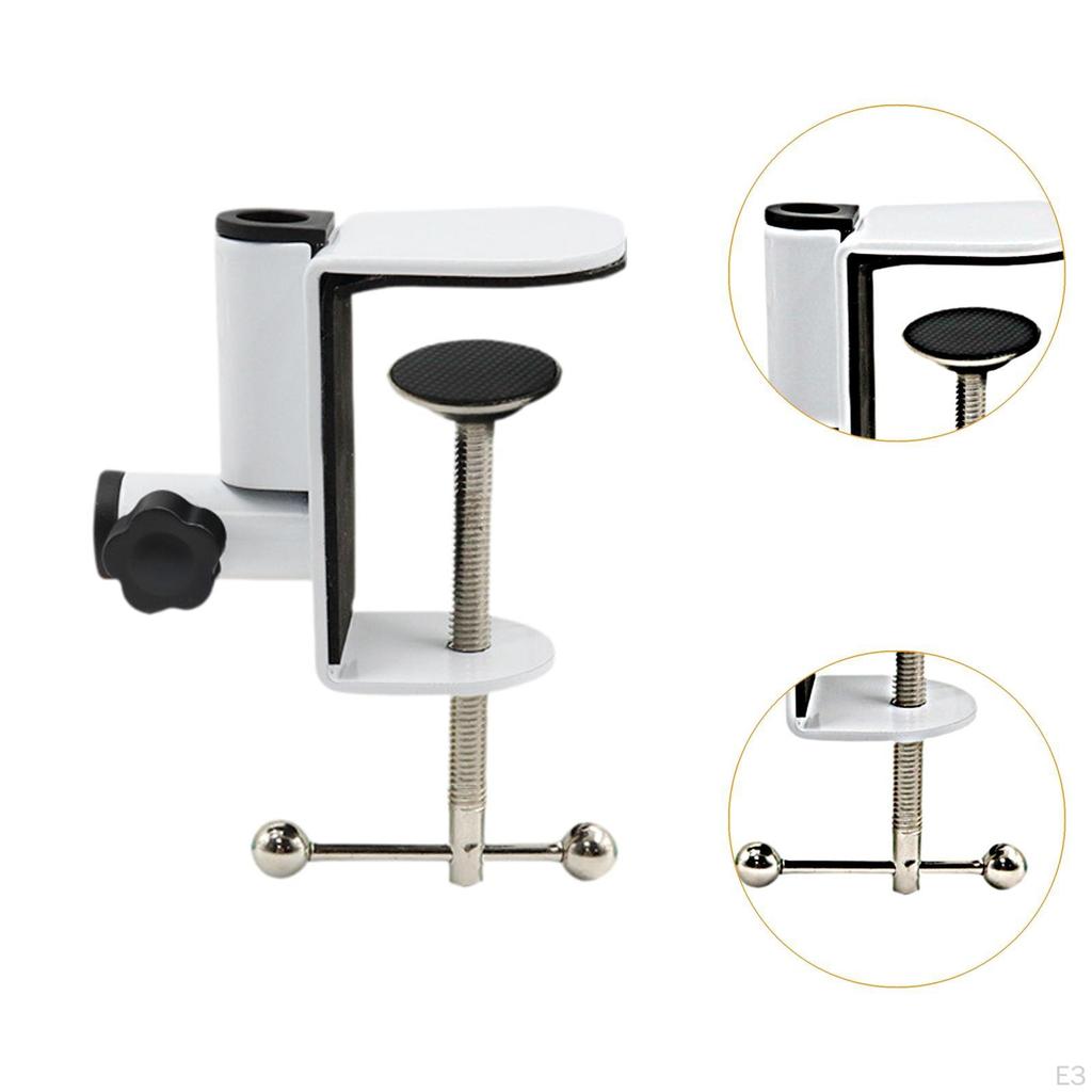 Base Stand Mount Adjustable Versatile Heavy Duty Table Lamp Quick Grip Desktop