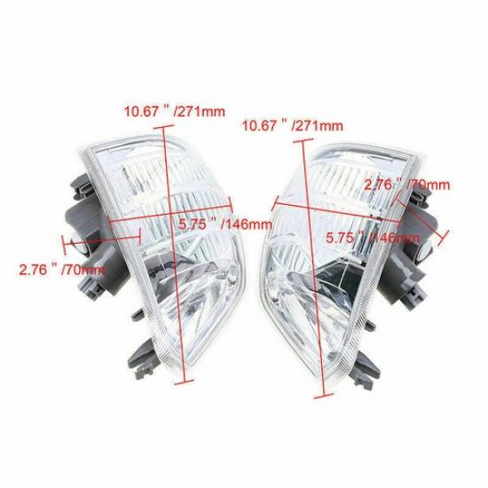 1x Right Clear Corner Signal Lamp Side Fog Light Fits Nissan X-TRAIL T30 01-2007