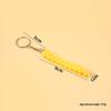 Creative Wavy French Fries Keychain with Wolf Tooth Potato Pendant