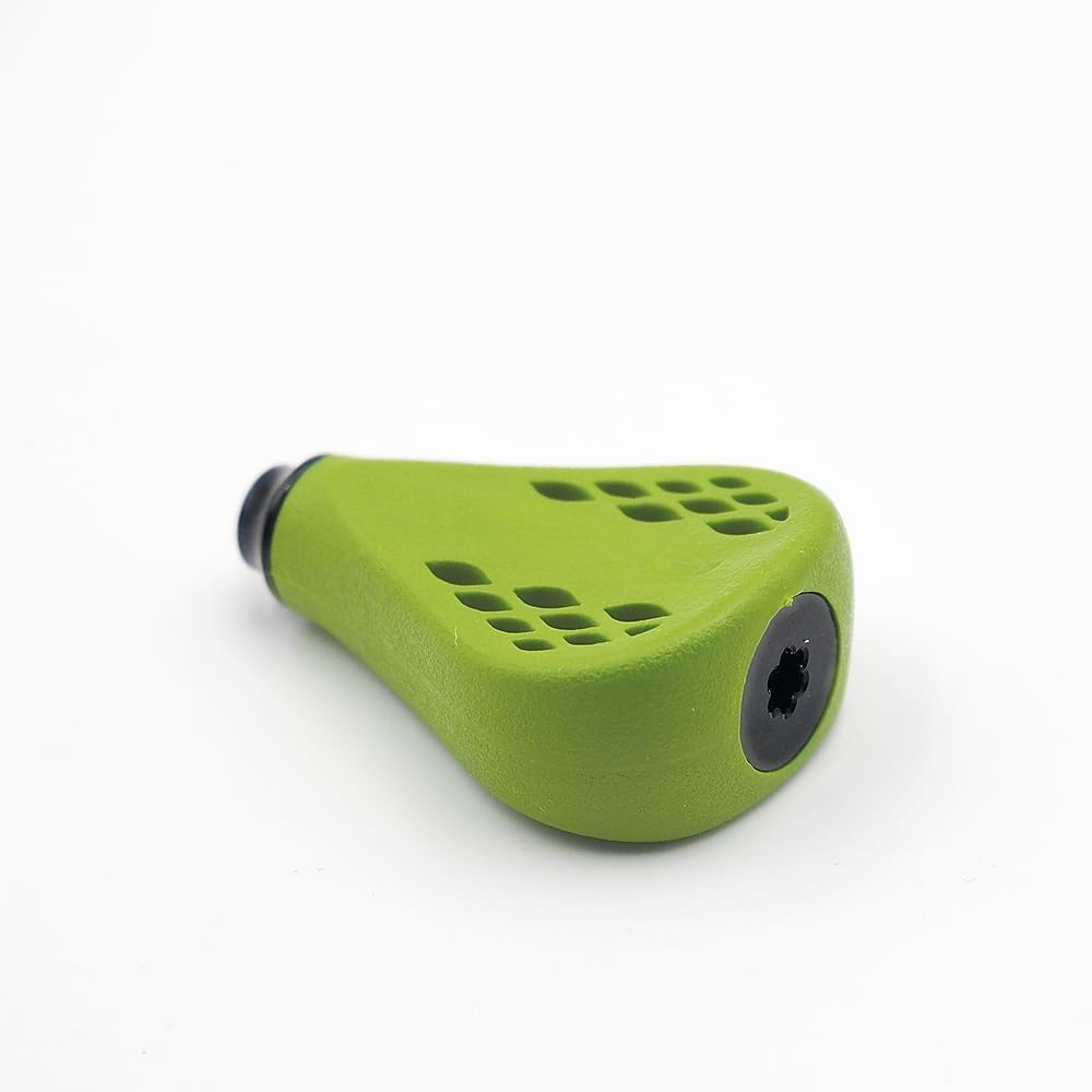 JINOHNAMILL TPE Flat Reel Power Knob 35mm TPE35 Green for Shimano NASHI FC 1000-5000