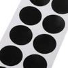 900 Pieces Target Self -Adhesive Highter, Slapping Patches for Splashes, Black /