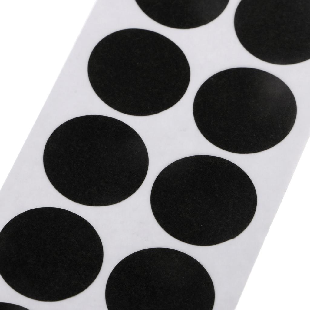 900 Pieces Target Self -Adhesive Highter, Slapping Patches for Splashes, Black /