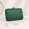 Beautiful for Rhinestone Evening Bag Hard Box Clutch Crossbody Bag All-match Messenger Bag for Evening Party Dating  Green