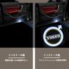 Volvo Car Courtesy LED Welcome Courtesy Light with Logo Projection and Ghosting for Volvo V40 V60 S60 S80 XC60 XC90 Lamp, Light, Function, (Volvo 01)