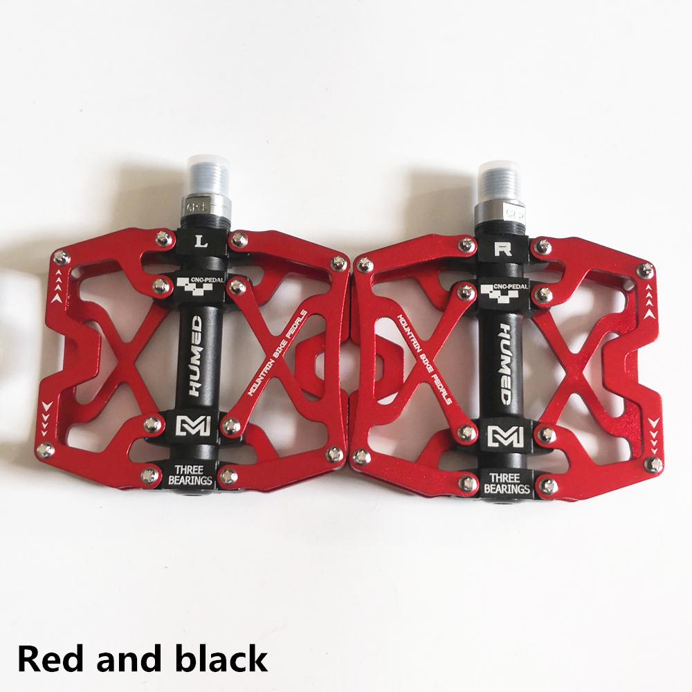 2021 New Wide Flat Mountain Road Cycling Bicycle Bike Pedal 3 Sealed Bearings 9/16 MTB BMX Pedals 5 Colors Available