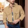 Men'S Fashionable Lapel And Shoulder Length Short Sleeved Casual Top