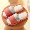 Home Home Linen Slippers (245-250mm) (Red)