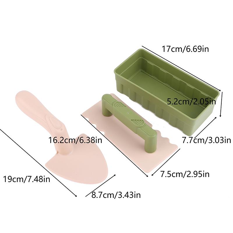 3Pcs/Set Beach Toys Kit Snow Toy Sand Fun Brick Maker Sand Castle Mold Toys Summer Winter Outdoor Beach Snow Build Toy Kid Gifts