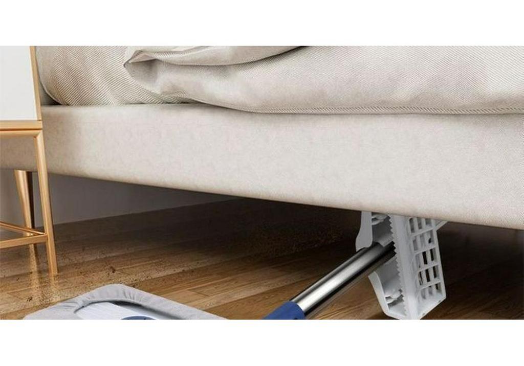 Lazy Person's No-Hand-Wash Flat Mop: Dual-Use Wet & Dry, Moisture & Water-Absorbing Floor Cleaning Tool.