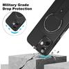 For Motorola Moto G54 5G Case Carbon Fiber Texture PC+TPU Phone Cover with Kickstand