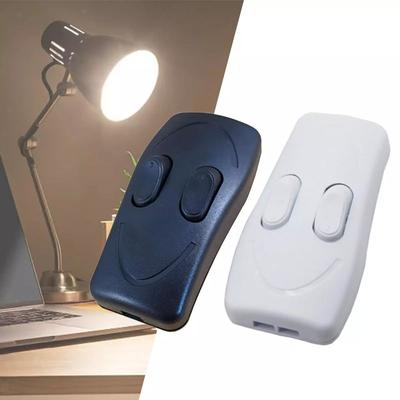 Knopfdruck LED-Lampe Doppelter Steuerschalter Bequeme Licht Ein-Aus-Steuerung Neuer Stehlampe Schalter