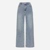 Thursday Island Jacquard Straight Fit Denim Pants T266mje139w