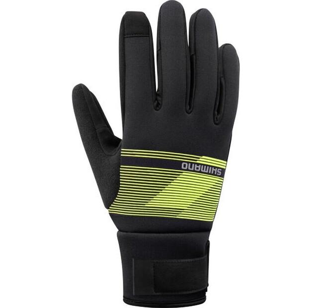 Велосипедные перчатки Shimano Windbreak (черный) M