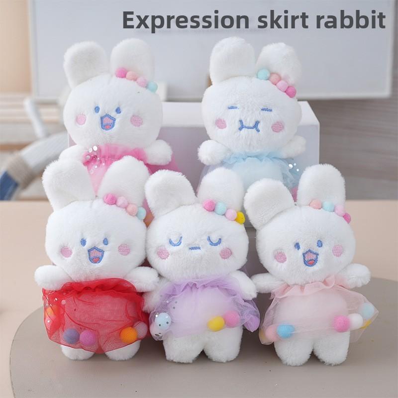 Bunny Rabbit Plush Keychain With Pp Cotton Filling For Bag Decoration Gift Kids For
