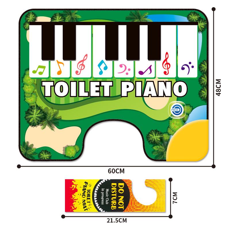 New Toilet Electronic Organ Adult Leisure Fun Antiboredom Toys Music Blanket Game Carpet Foreign Trade