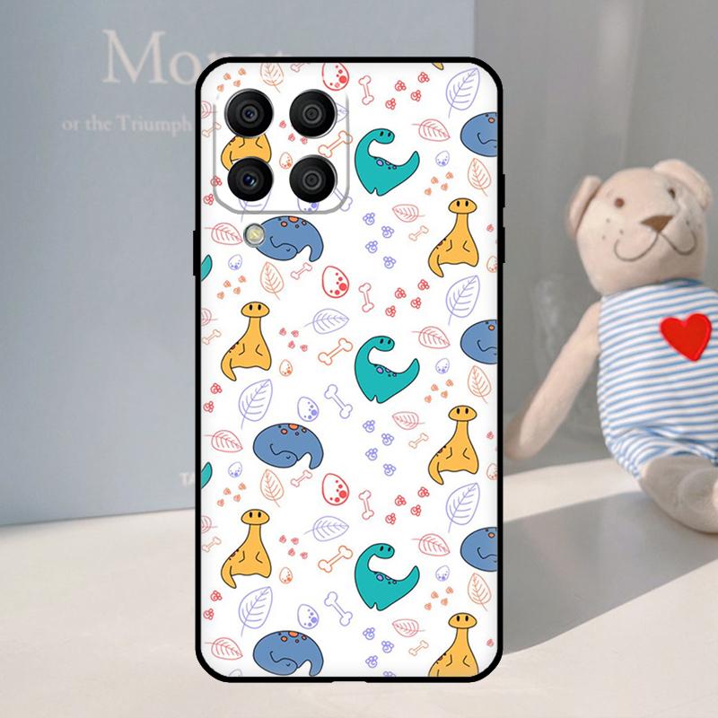 Dinosaur pattern For Samsung Galaxy M53 M13 M33 M12 M32 M52 M11 M21 M31 M35 M55 M15 M14 M34 M54 M06 M16 Case Samsung M20