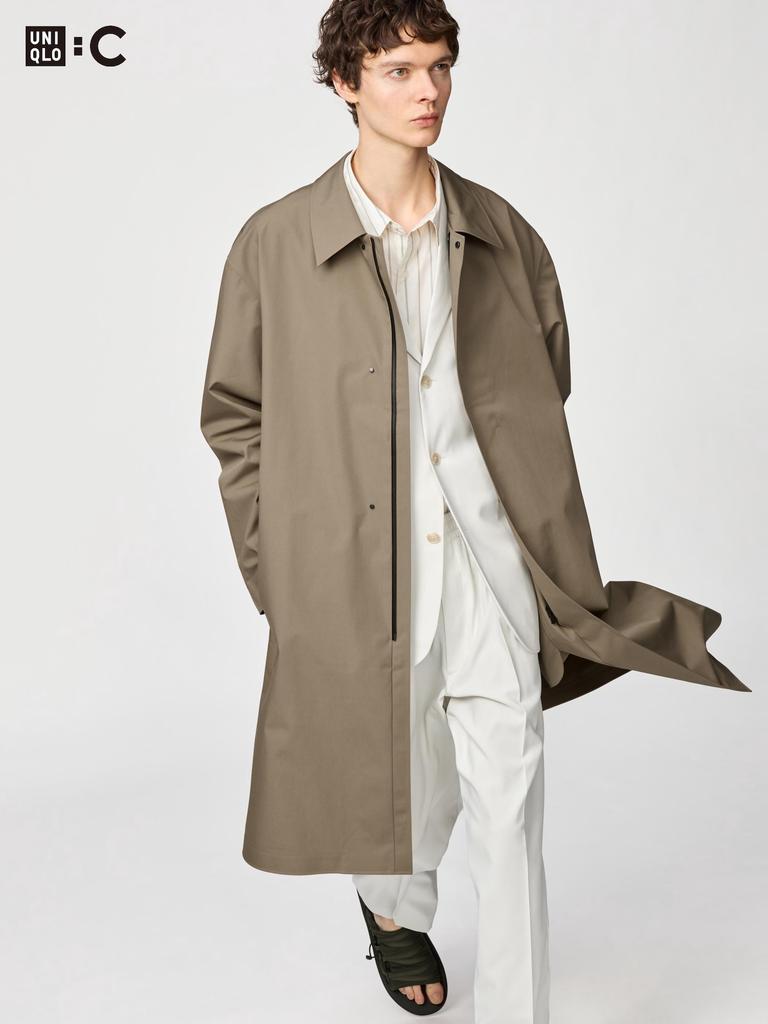 Uniqlo Block Tech Single Breasted Coat