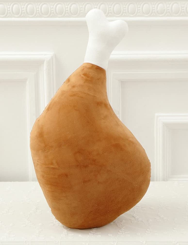 

[dokidoki] Chicken Thigh Meat, Chewy Bone-in Chicken Leg, Chicken Cushion Plush Toy, Fun Item, Event, Party, Christmas Gift, Cute, Moe, Primitive Man