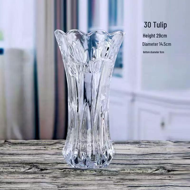 Vaso Spesso in Vetro Cristallo per Idroponica & Composizioni Floreali