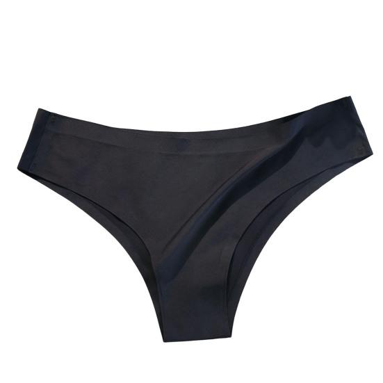 Braguitas para Mujer Sin Costuras Cintura Media Seda de Hielo Buena Transpirabilidad Color Sólido