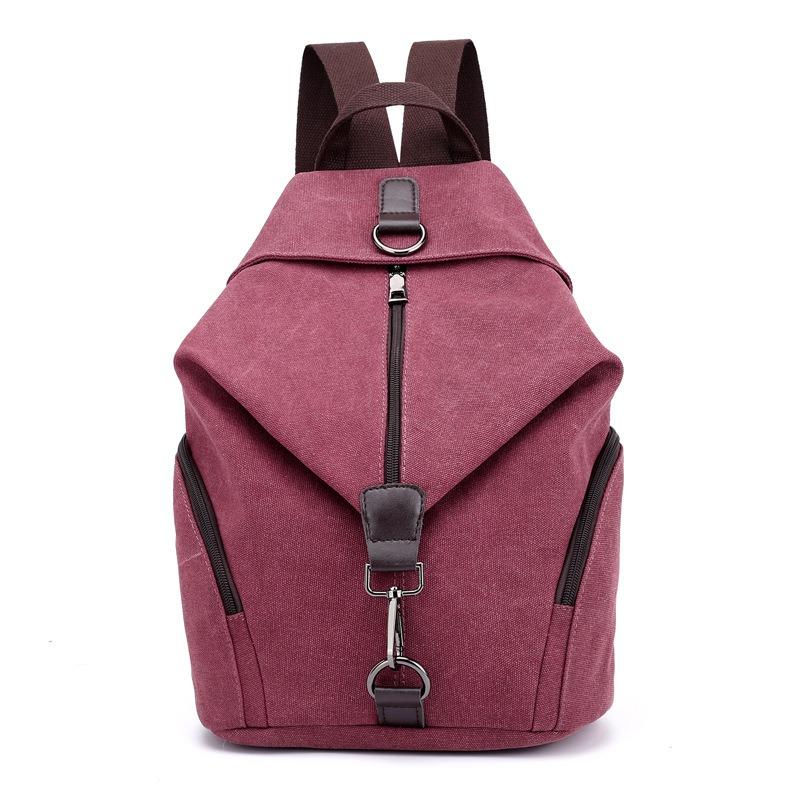 Canvas Damentasche Retro Casual College Style Rucksack Mode Handtasche Casual Everything Rucksack