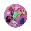 1pc Silicone Cute Animal Shaped Molds Perfect for Craft Clay Mold