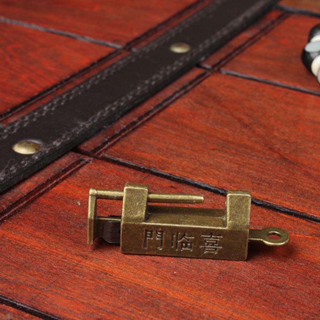 Vintage Chinese Style Carved Word Padlock Locks With Kinds