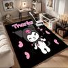 1pc Sanrio Kuromi Mermaid Printed Office Carpet Rectangle Rug Under The Table,Perfect Room Decor for Living Room, Bedroom, Kitchen, Non-slip Floor Mat