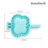 Creative Dumplings Mold Household Kitchen DIY Heart Butterfly Flower Shape Dumplings S/M/L Baking Plastic Mold Jiaozi Moulds