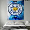 leicester city football club Wall Tapestry Aesthetic Wall Hanging Printed Fabric Blanket Decorative Tapestries for Bedroom Living Room Home Decor