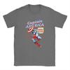 Captain America The One and Only Cotton T Shirt For Unisex Summer  O Neck Trendy Cool Tee Shirt Big Size Pattern Tops