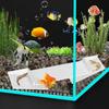 Fish Tank Cave Aquarium Tunnel Shelter Tube Large Corner Underground Dome Triangle Curve Hole for Reptile Aquatic Terrarium
