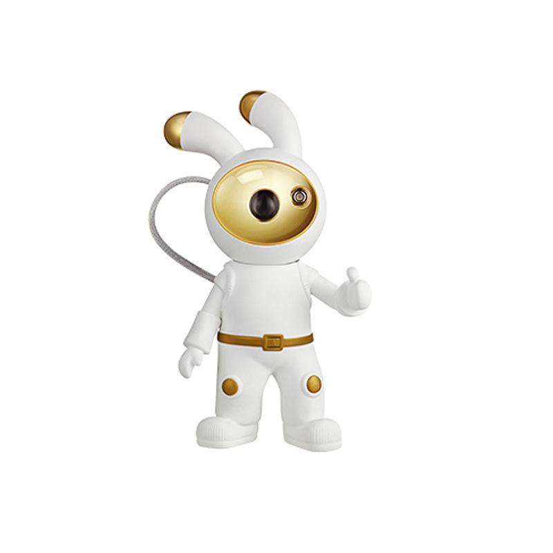 

Лампа-проектор «Космический кролик», вращающаяся на 360 градусов, Hd, красочное звездное небо, проектор, огни для детей plug-in