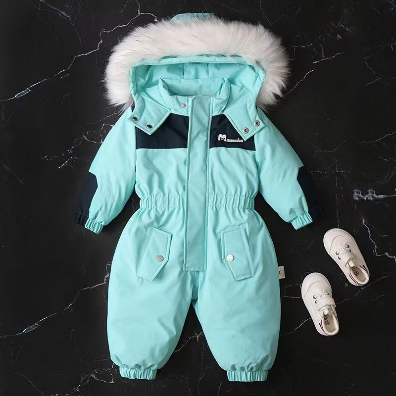 Winter Baby Ski Suit Plus Baby