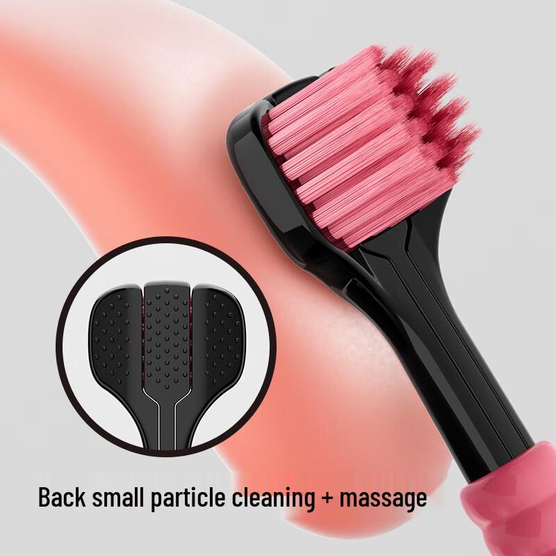 RAOYI 360-Degree Three-Sided Soft Bristle Toothbrush