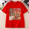 Halloween Retro T Shirt Unisex Unisex Spooky Season Ghost Tee Cotton Short Sleeve Round Neck Printed Tshirt Unisex Clothing