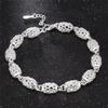 Shiny 925 Sterling Silver Chain Bracelets For Women Luxury Design Double Layered Starry Sky Beads Bracelets Party Charms Jewelry