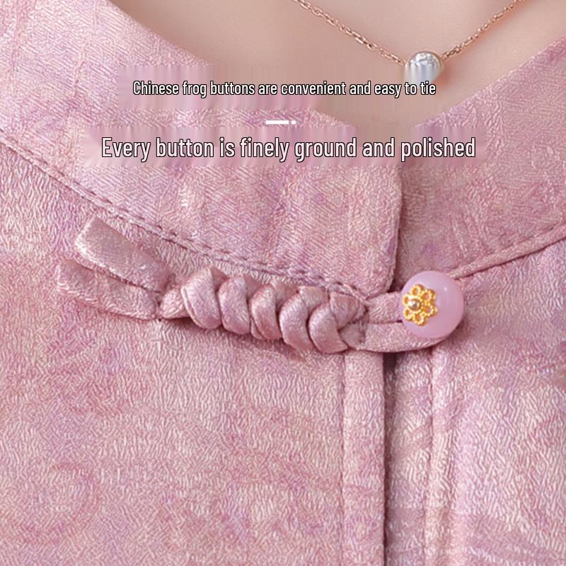 Yuzhaolin Women's New Chinese Style Summer Blouse