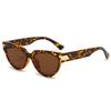 Retro Luxury Leopard Print Cat Eye Women Sunglasses  Small Frame Fashion Gradient Casual Punk Style Men Sun Glasses Uv400