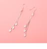S925 Sterling Silver Water Drop Tassel Earrings - 2026 Elegant, Versatile, High-End Long Dangle Design for Girls