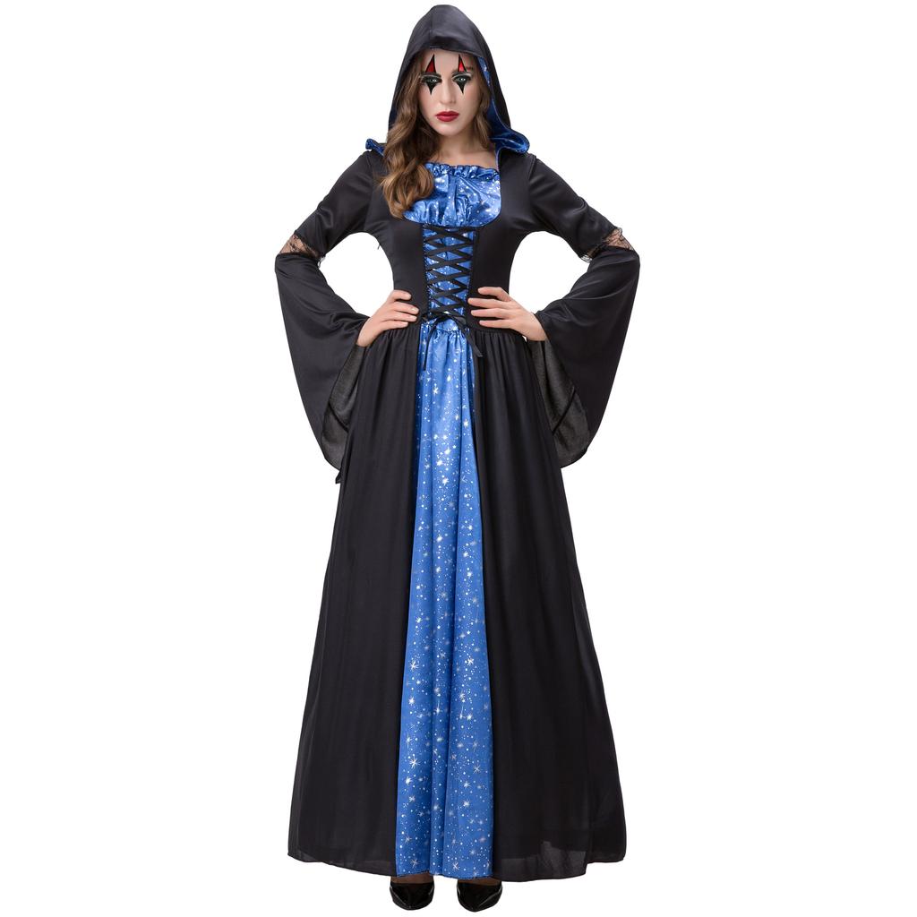 Thriller witch, drag witch costume, cosplay uniform, evil queen, Halloween costume