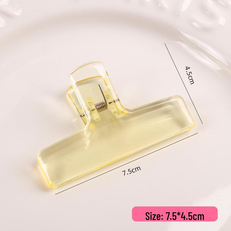 

Clear Acrylic Student Paper Clip - Cute Jelly Long Tail Document and Planner Holder