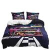 Three-Piece Racing Car Quilt Cover Two-Piece Bedding Digital Printing Kit