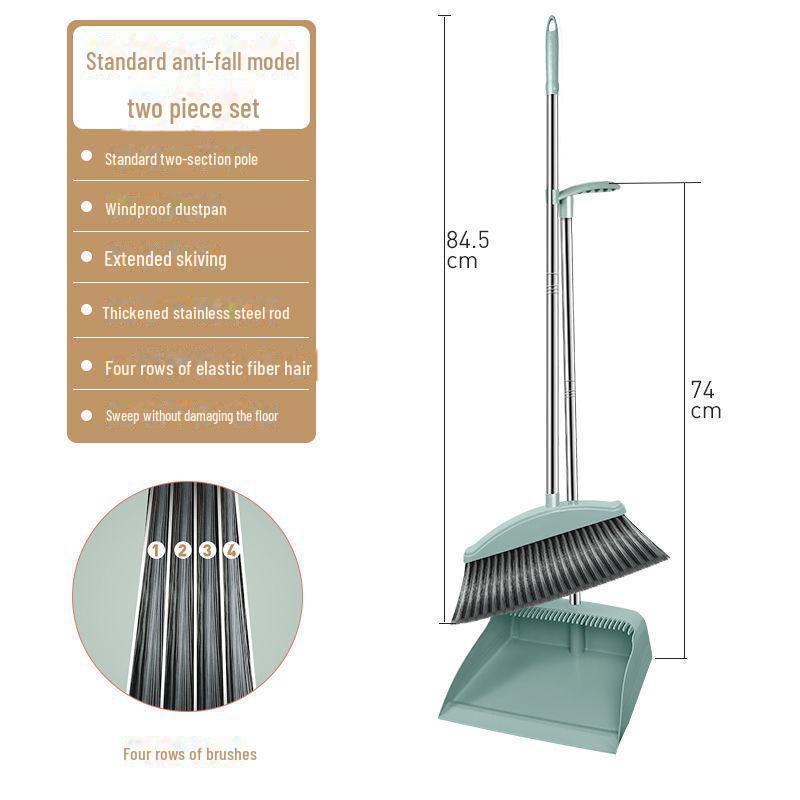 Combinație magică de mătură răzuitoare și făraș pentru curățenia casei