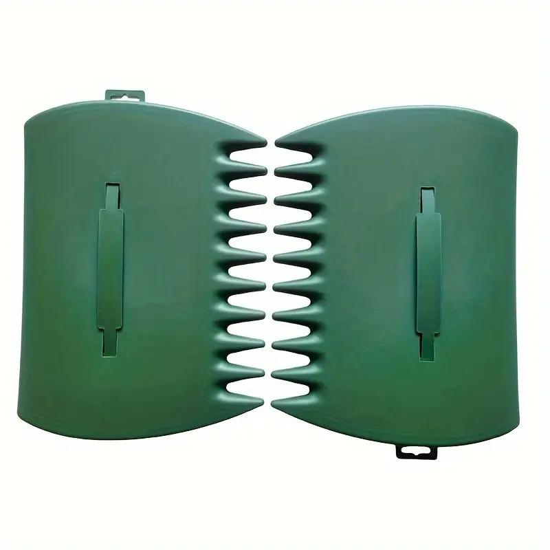 Outdoor Leaf Grabber Garden Plastic Rake, Leaf Collection Tool, Yard Leaf Scoop, Lightweight Durable Garden Cleaning Tool